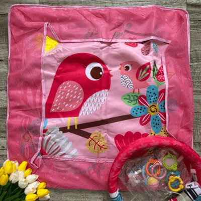 Tapis d'Éveil - BabyGymPlayMat™ - Rose - Jolibebemama