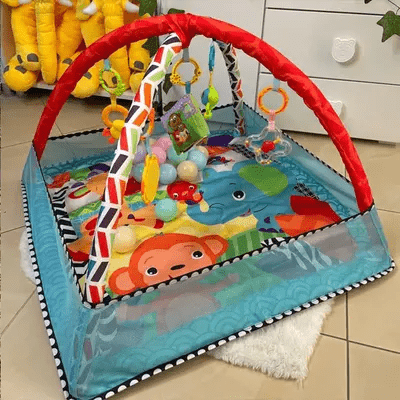 Tapis d'Éveil - BabyGymPlayMat™ - Bleu - Jolibebemama